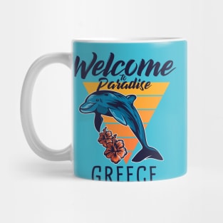 Welcome to paradise Greece Mug